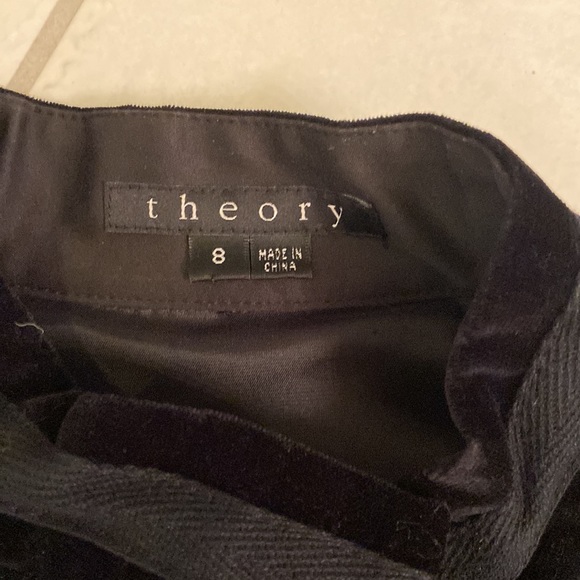 Theory Velvet Military Styled Pants Suit - Picture 14 of 16
